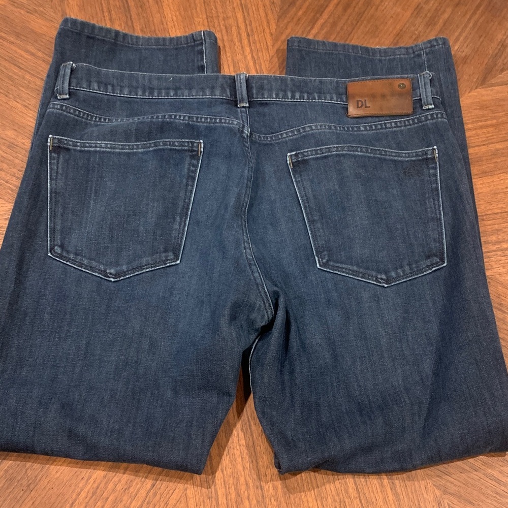 DL1961 Men's Indigo Straight Jeans - Picture 5 of 7